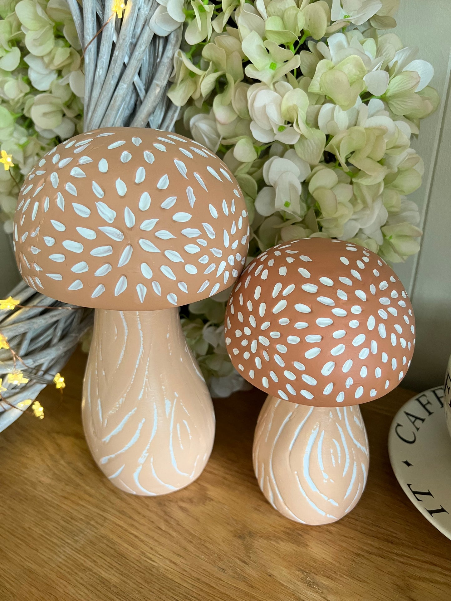Clay Rustic Mushrooms (Sold Individually)