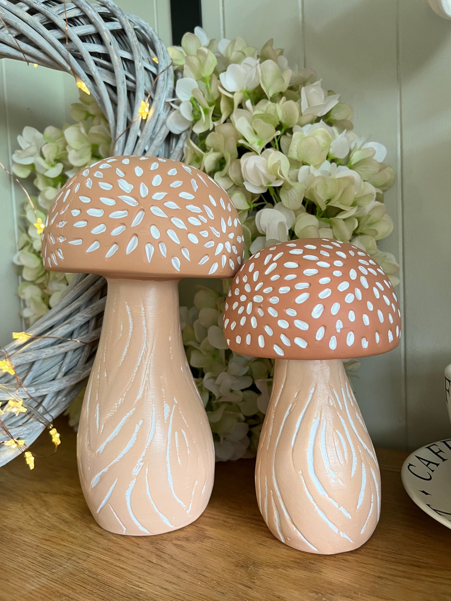 Clay Rustic Mushrooms (Sold Individually)