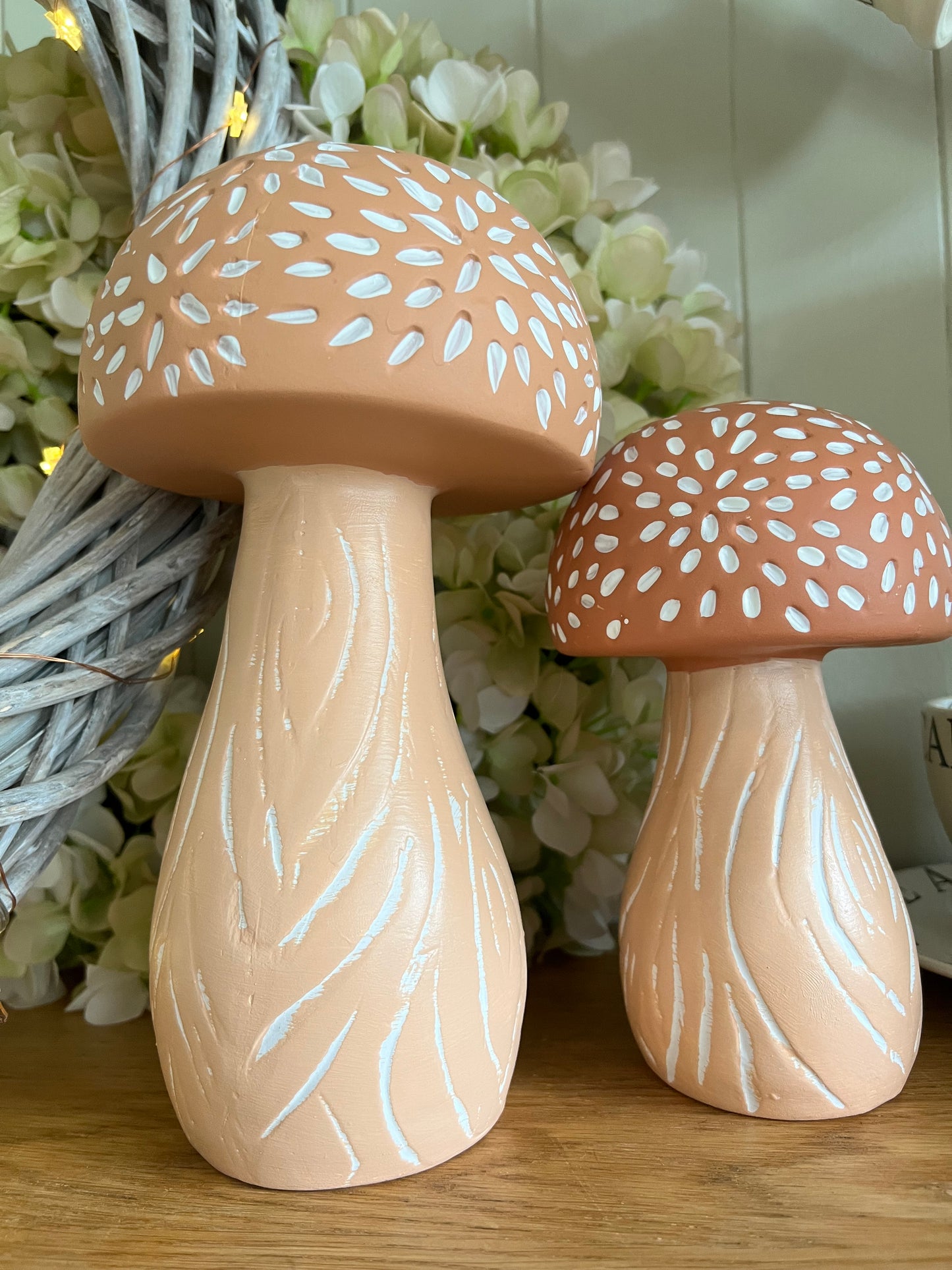 Clay Rustic Mushrooms (Sold Individually)