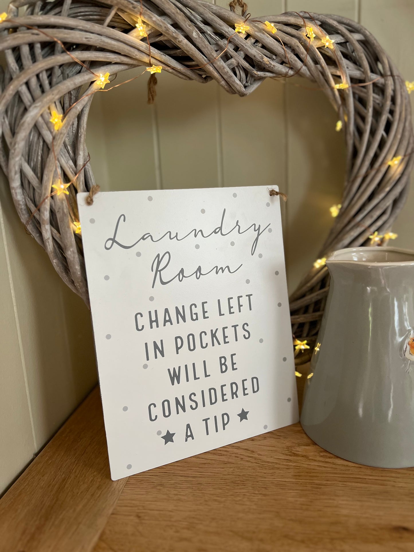 Laundry Plaque