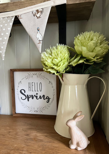 *REDUCED TO CLEAR* Hello Spring Wooden Sign