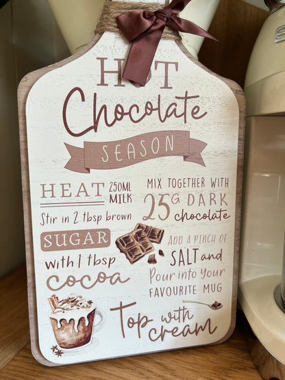 Hot Chocolate Board