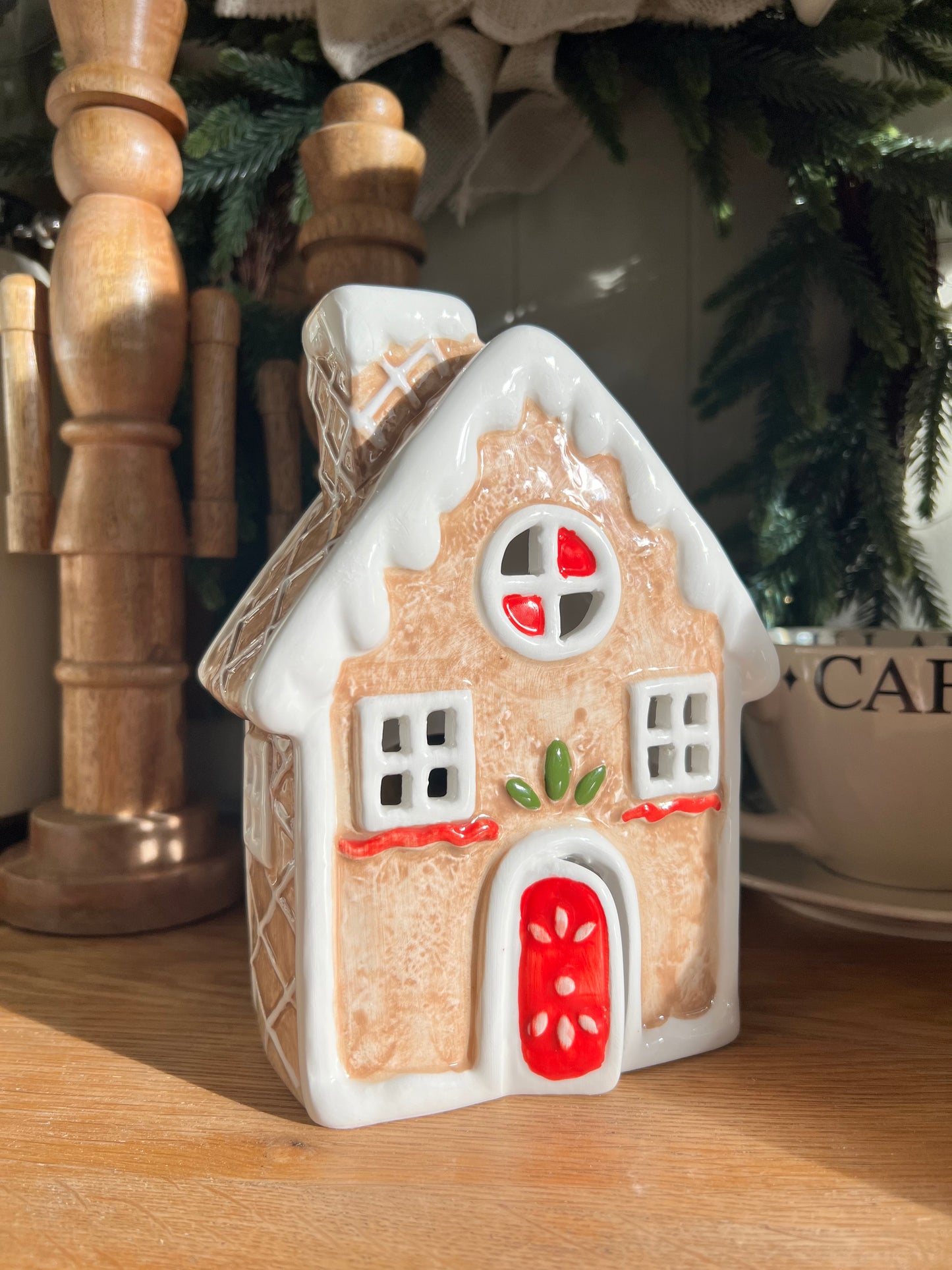 Gingerbread House Tea Light Holder