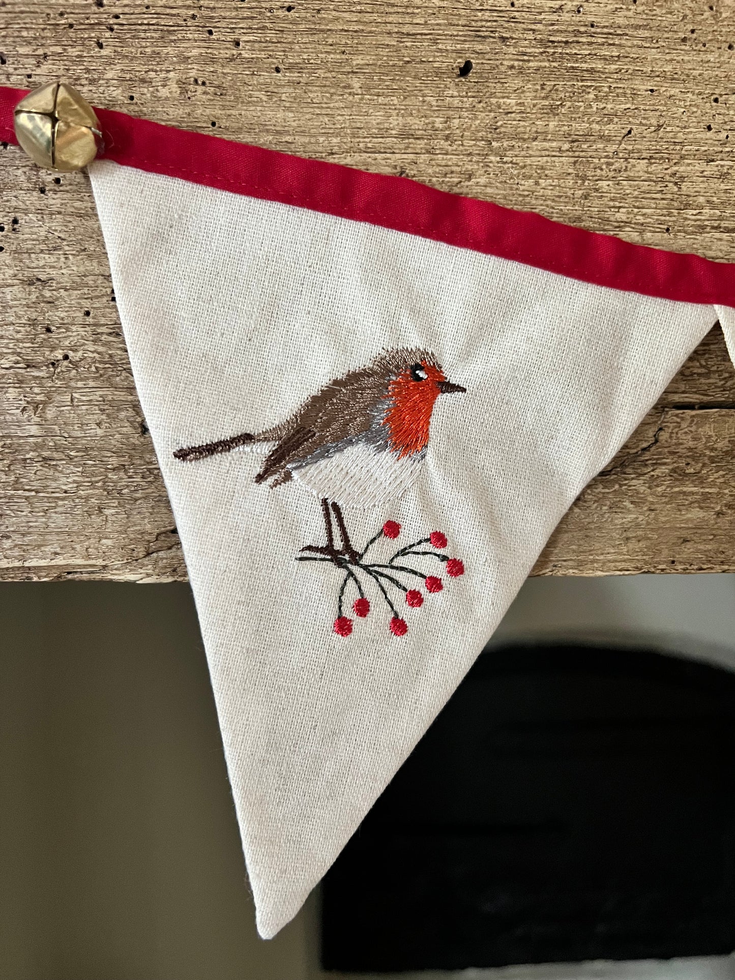 Highland Cow And Robin Bunting