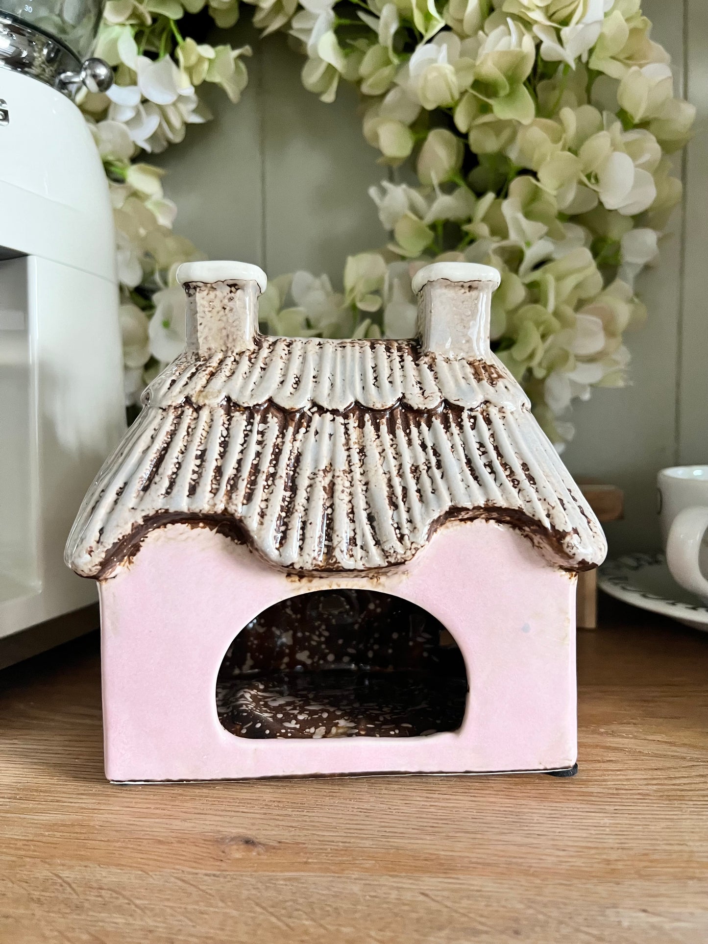 Pink Cottage Tea Light Holder