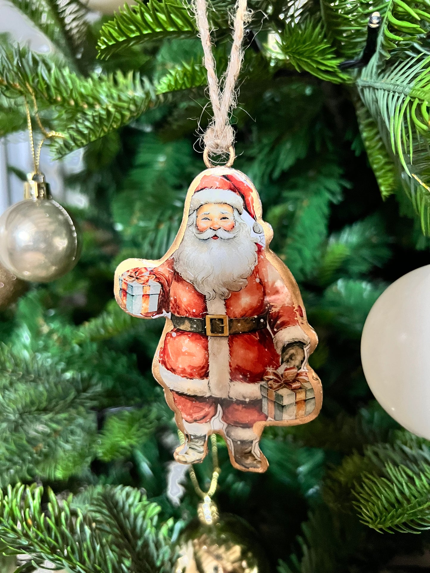 Vintage Santa Hanger