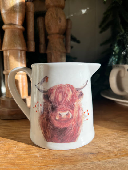 Highland Cow Jug