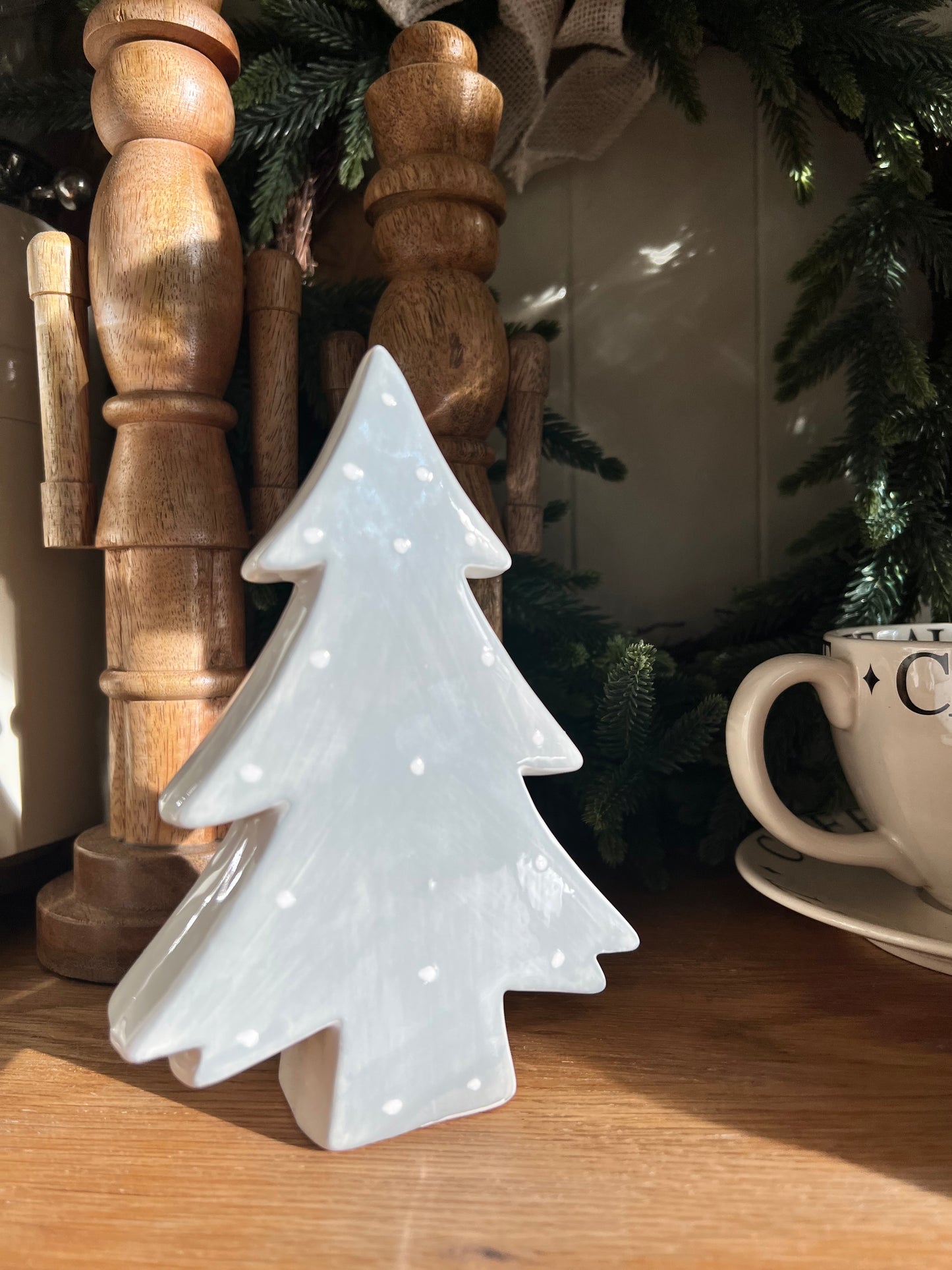 Polka Dot Christmas Tree Ornament