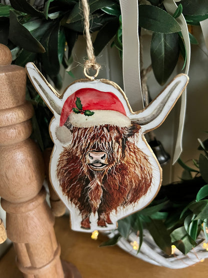 Highland Cow Bauble