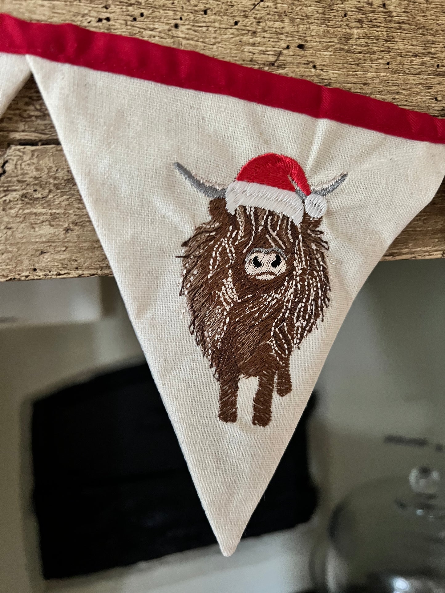 Highland Cow And Robin Bunting