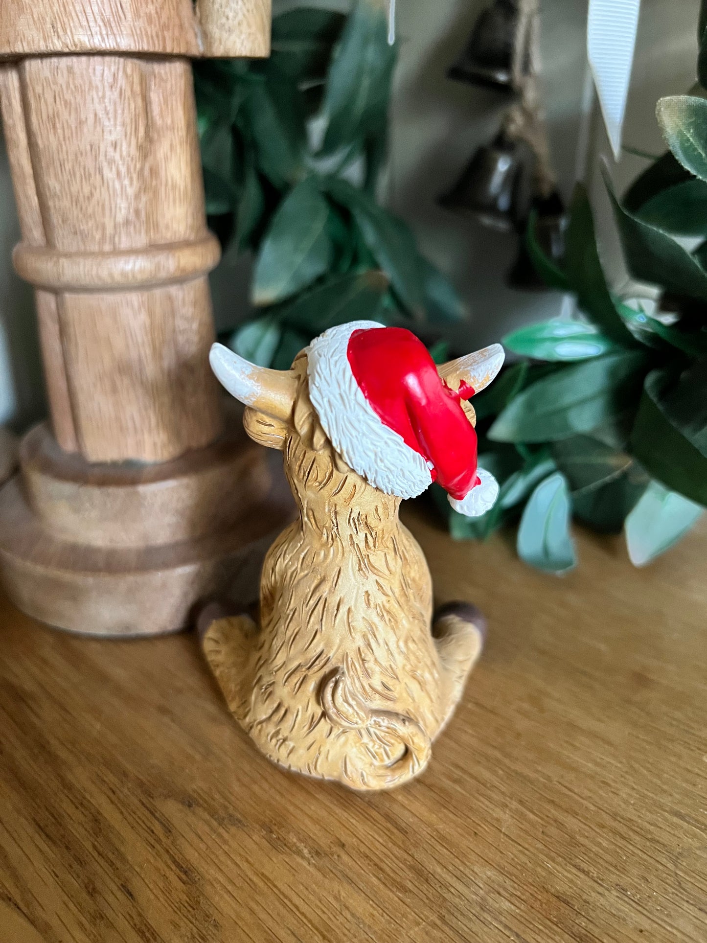Santa Highland Cow