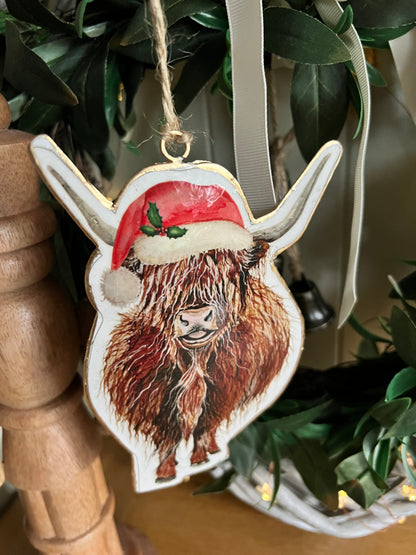 Highland Cow Bauble