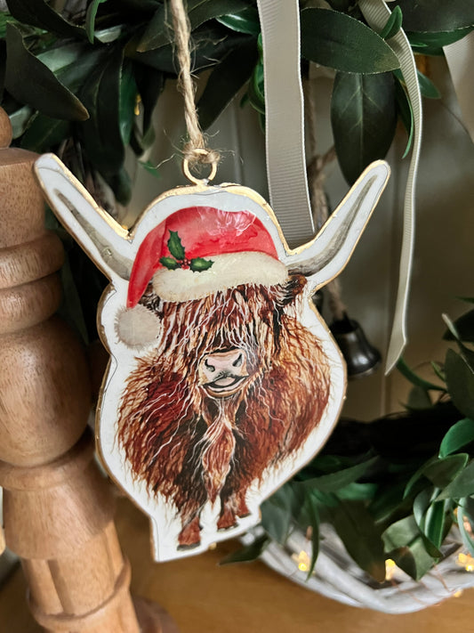Highland Cow Bauble