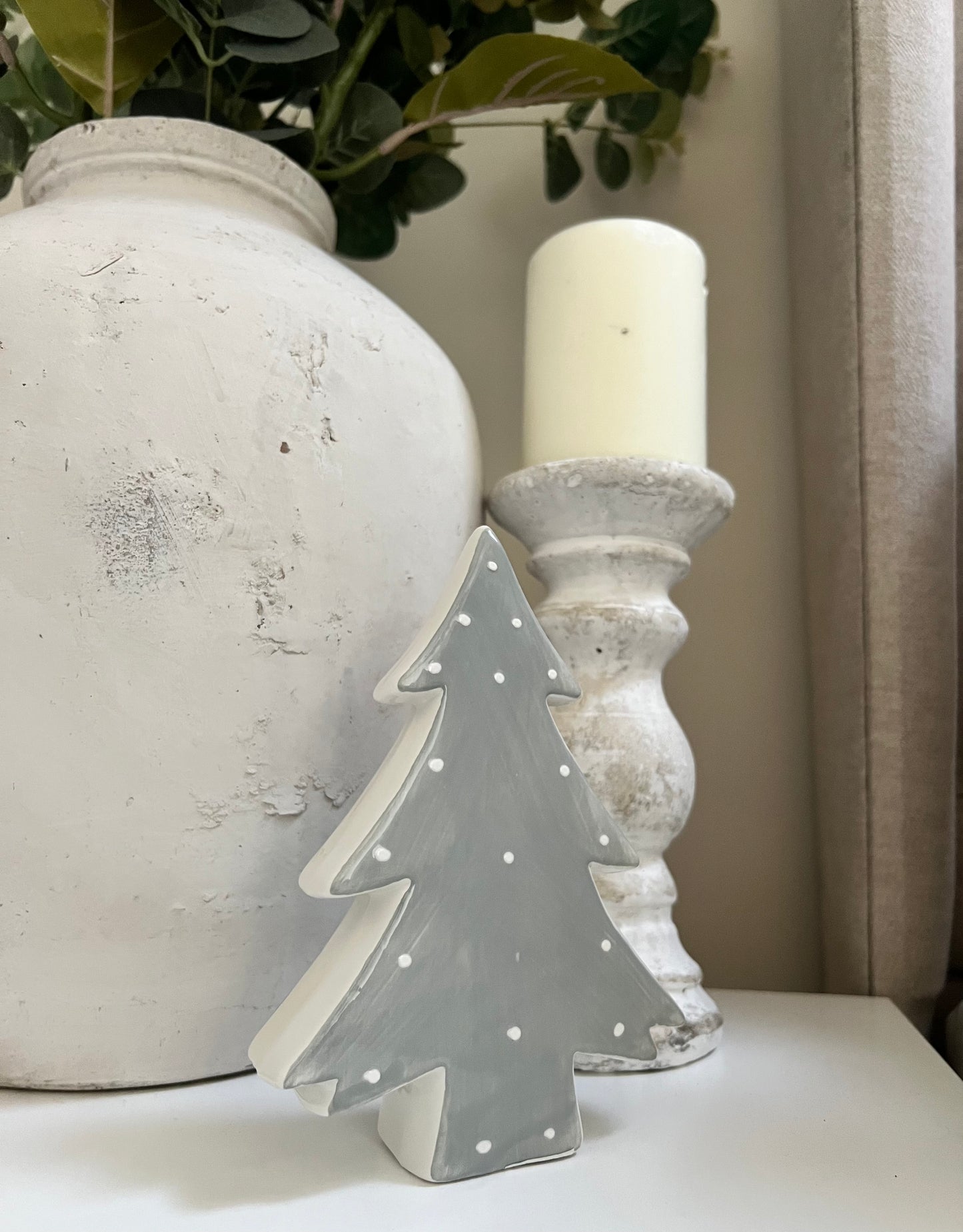 Polka Dot Christmas Tree Ornament