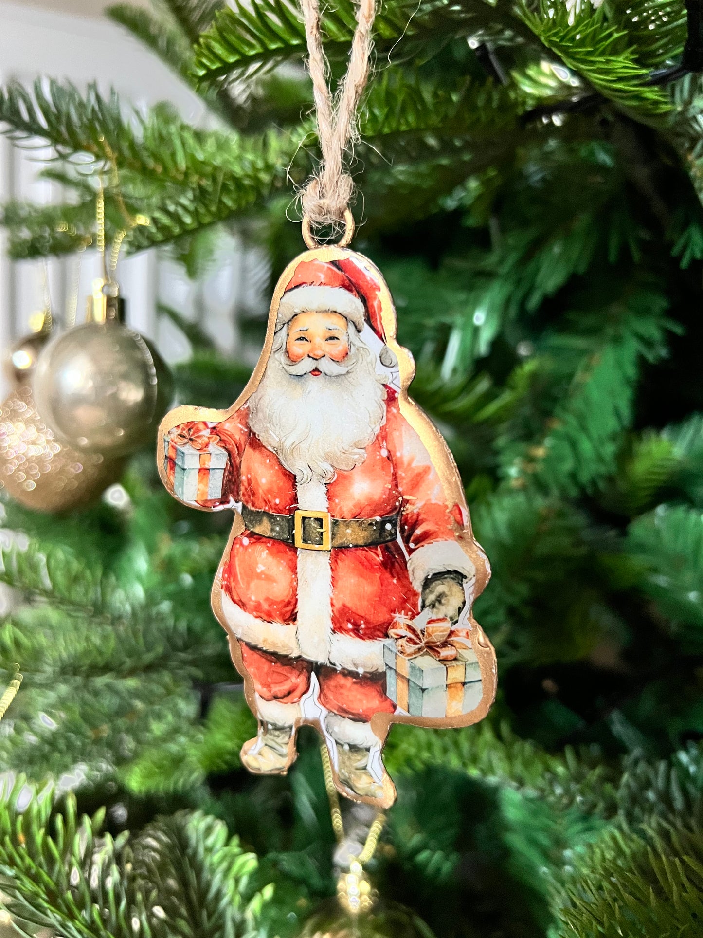 Vintage Santa Hanger