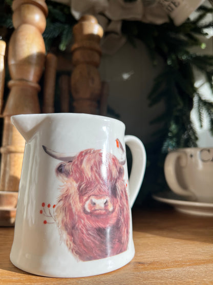 Highland Cow Jug
