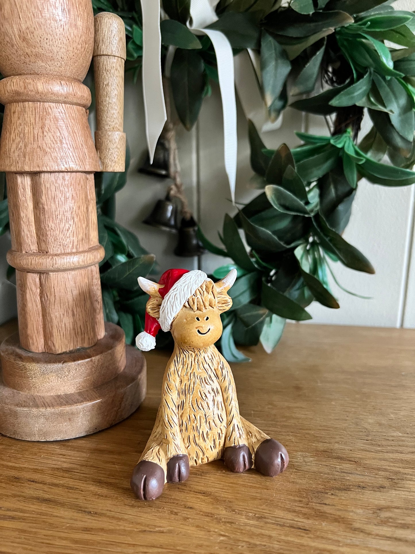 Santa Highland Cow