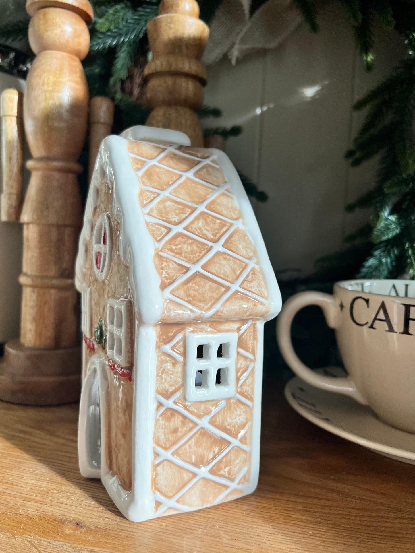 Gingerbread House Tea Light Holder