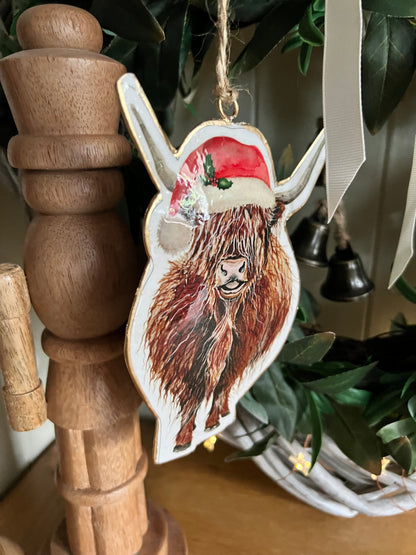 Highland Cow Bauble