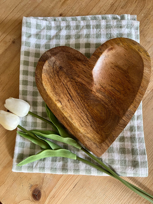 Natural Wooden Heart