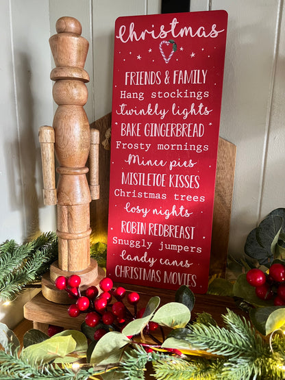 Christmas Candy Cane Sign