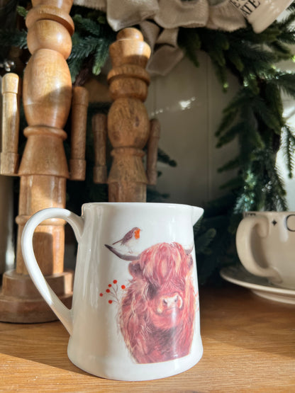Highland Cow Jug