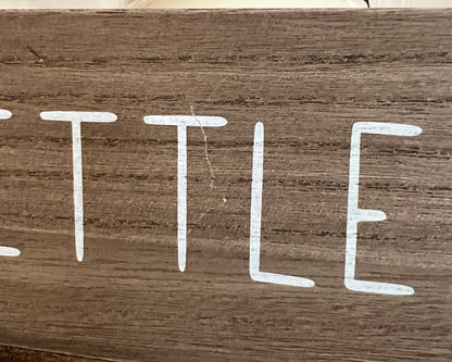 Get The Kettle On Love Wooden Sign (Please see description)