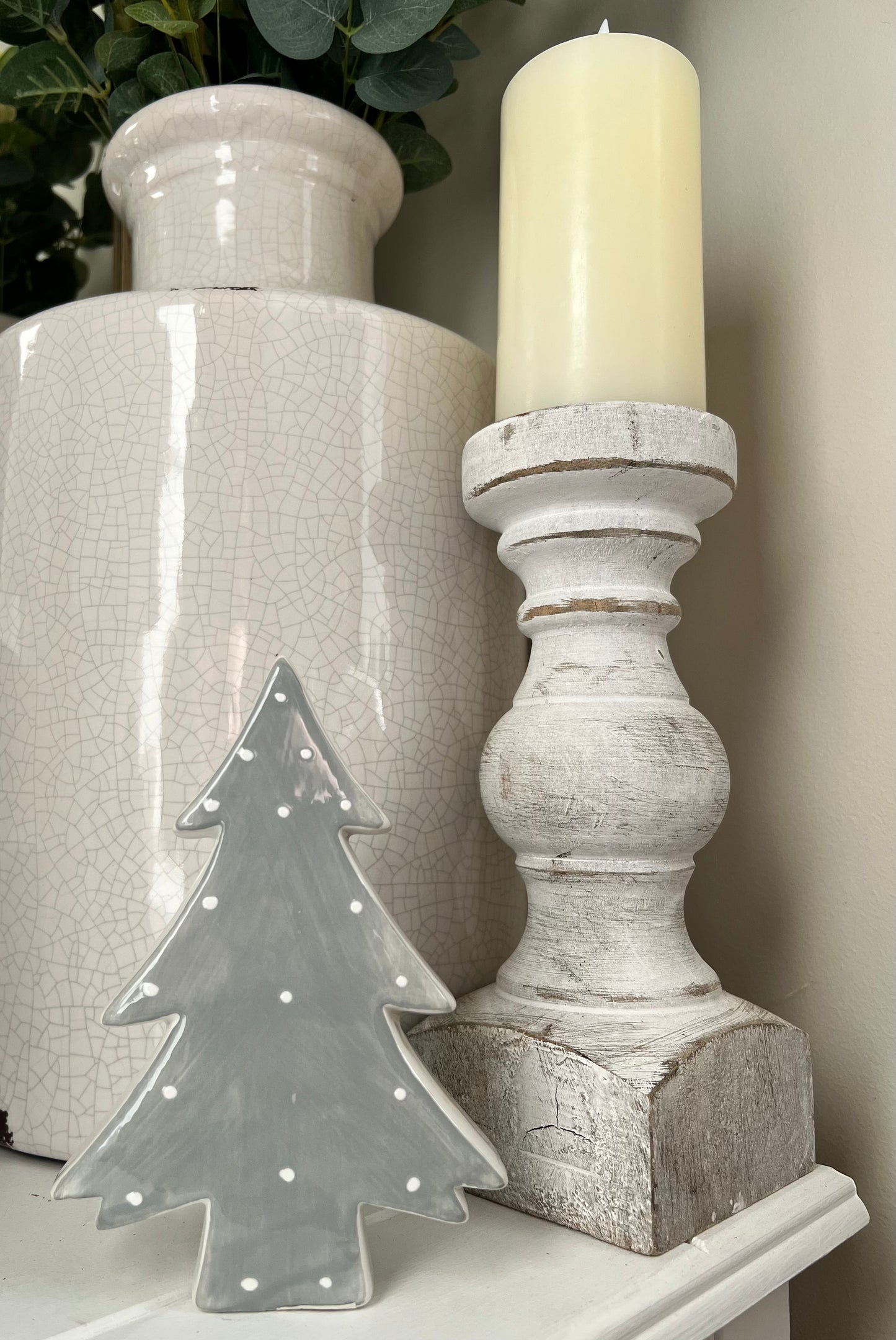 Polka Dot Christmas Tree Ornament