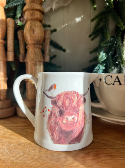 Highland Cow Jug
