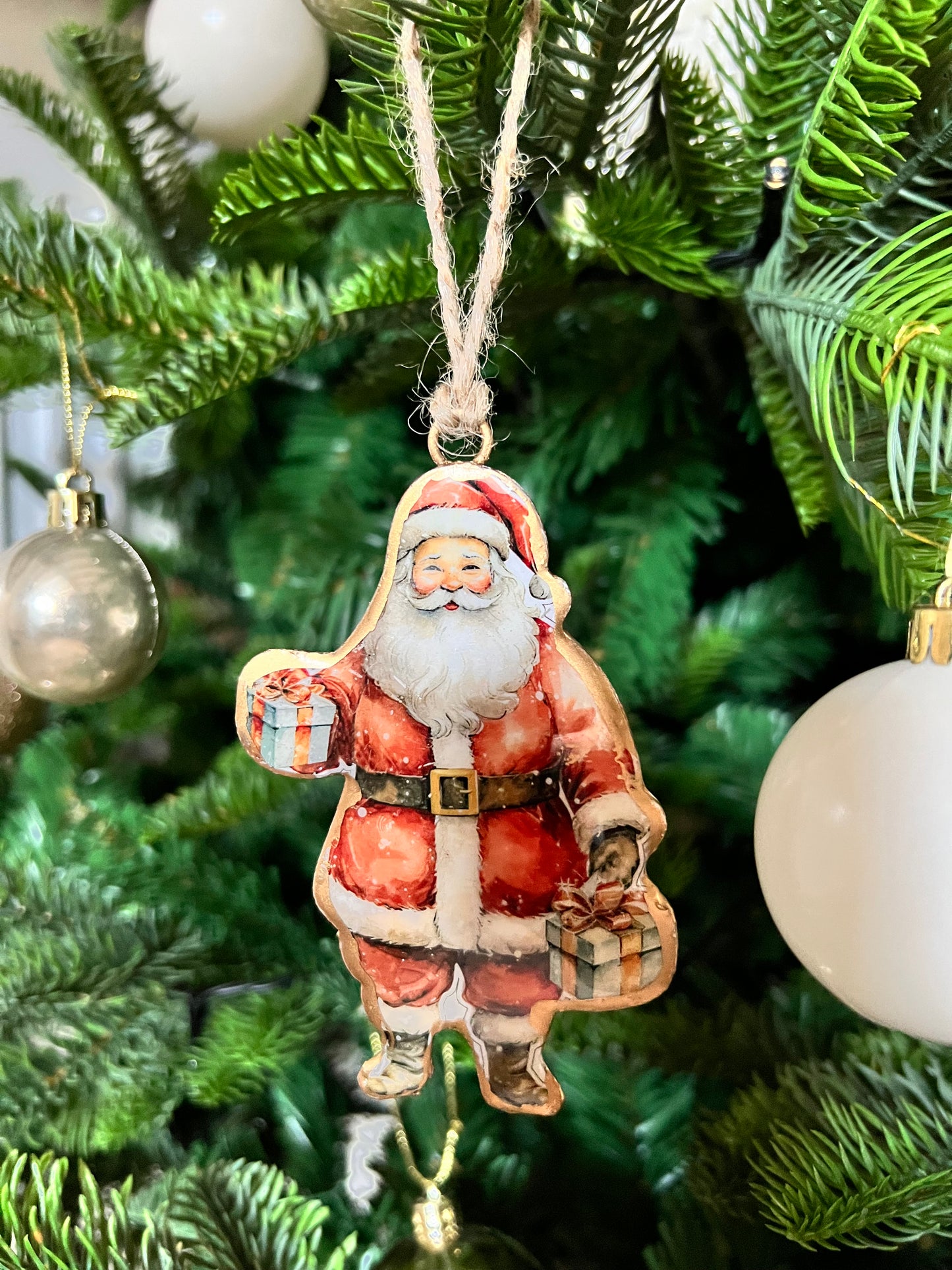 Vintage Santa Hanger