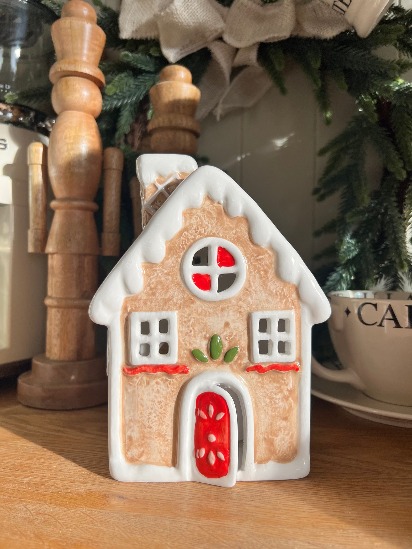 Gingerbread House Tea Light Holder